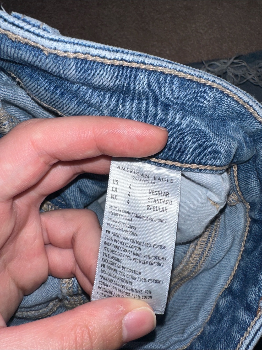 American Eagle Distressed Mom Jeans - Picture 6 of 6